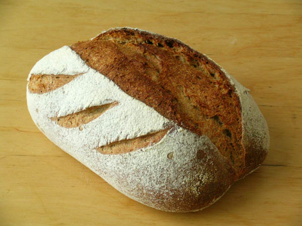 Pan de centeno y trigo al 30 por ciento