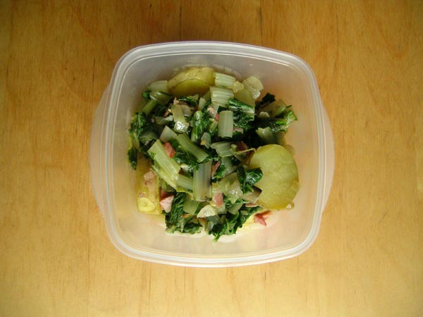 Lunchbox - Acelgas con patatas