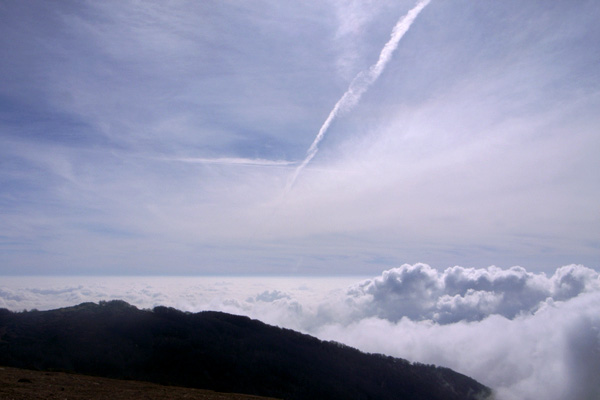 Mar de nubes en el Montseny