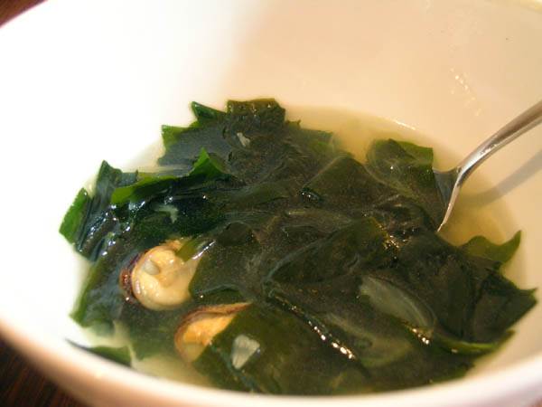 Sopa coreana de algas